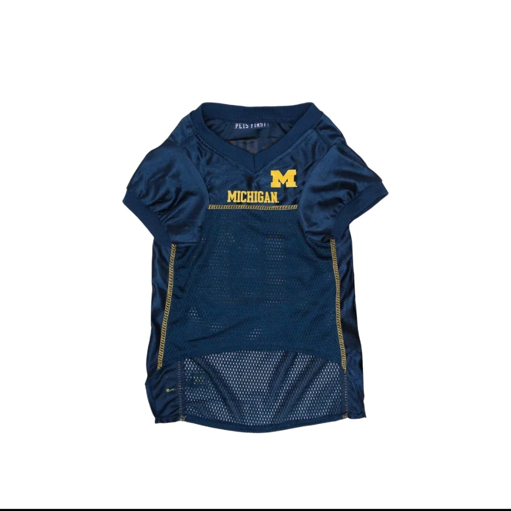 Pets First NCAA Michigan Wolverines Football Pet Mesh Jersey Size Small